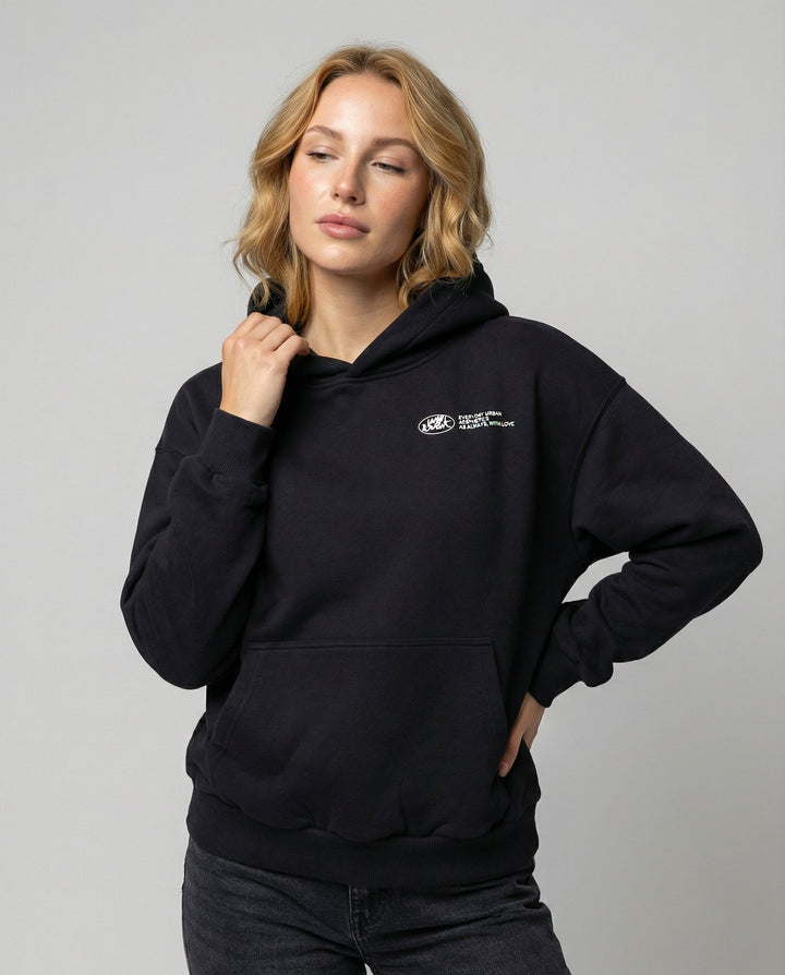 Damen Übergröße Kapuzenpulli