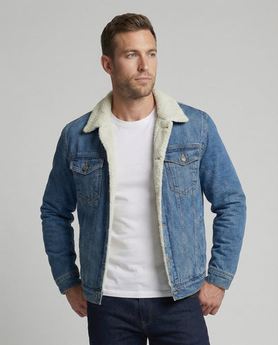 Drune | Warme Denimjacke Winter