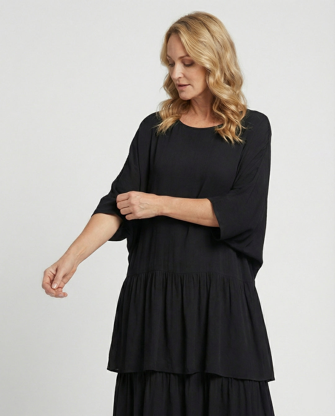 Drune | Luxuriös Elegantes Chiffonkleid