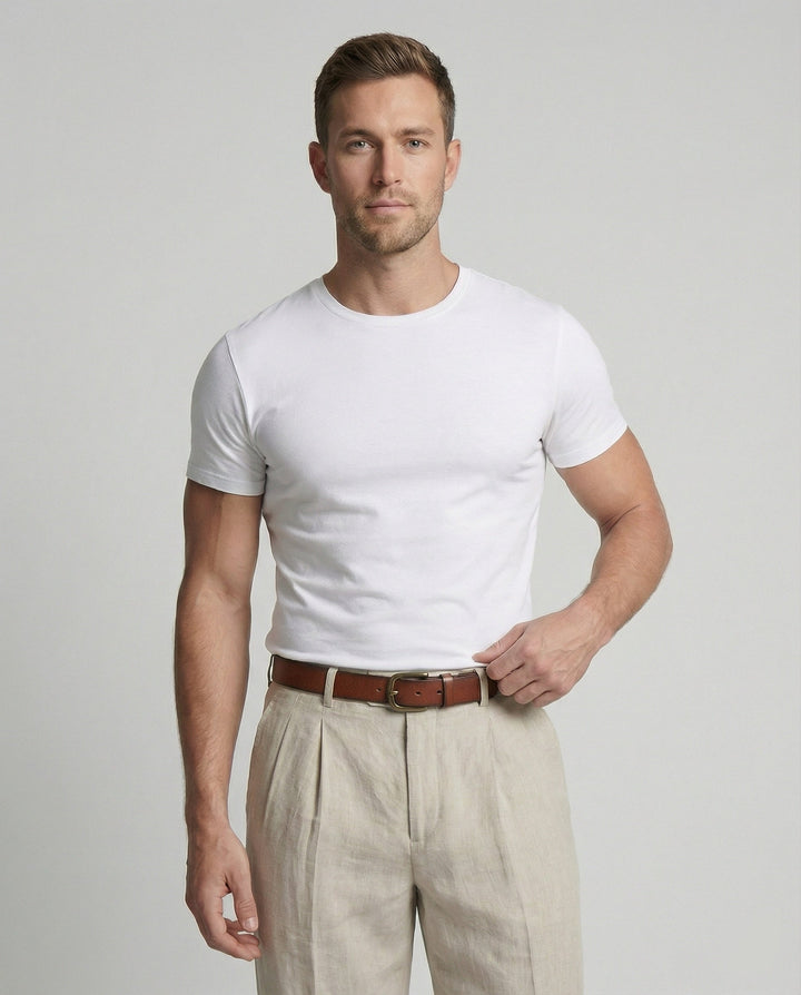 Herren elegante und bequeme Leinenhose Drune