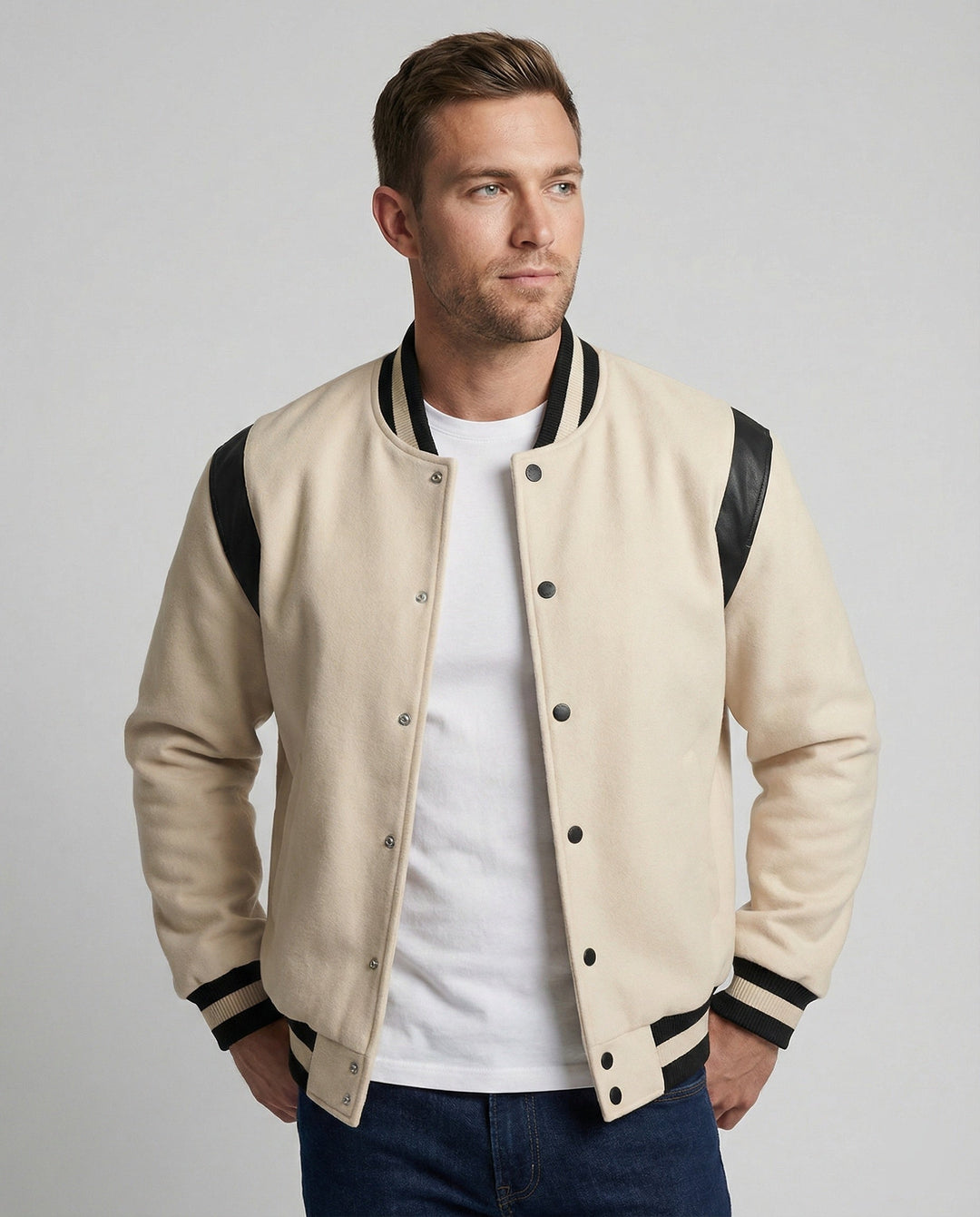 Herren stylische Sweatjacke im Sportlook Drune