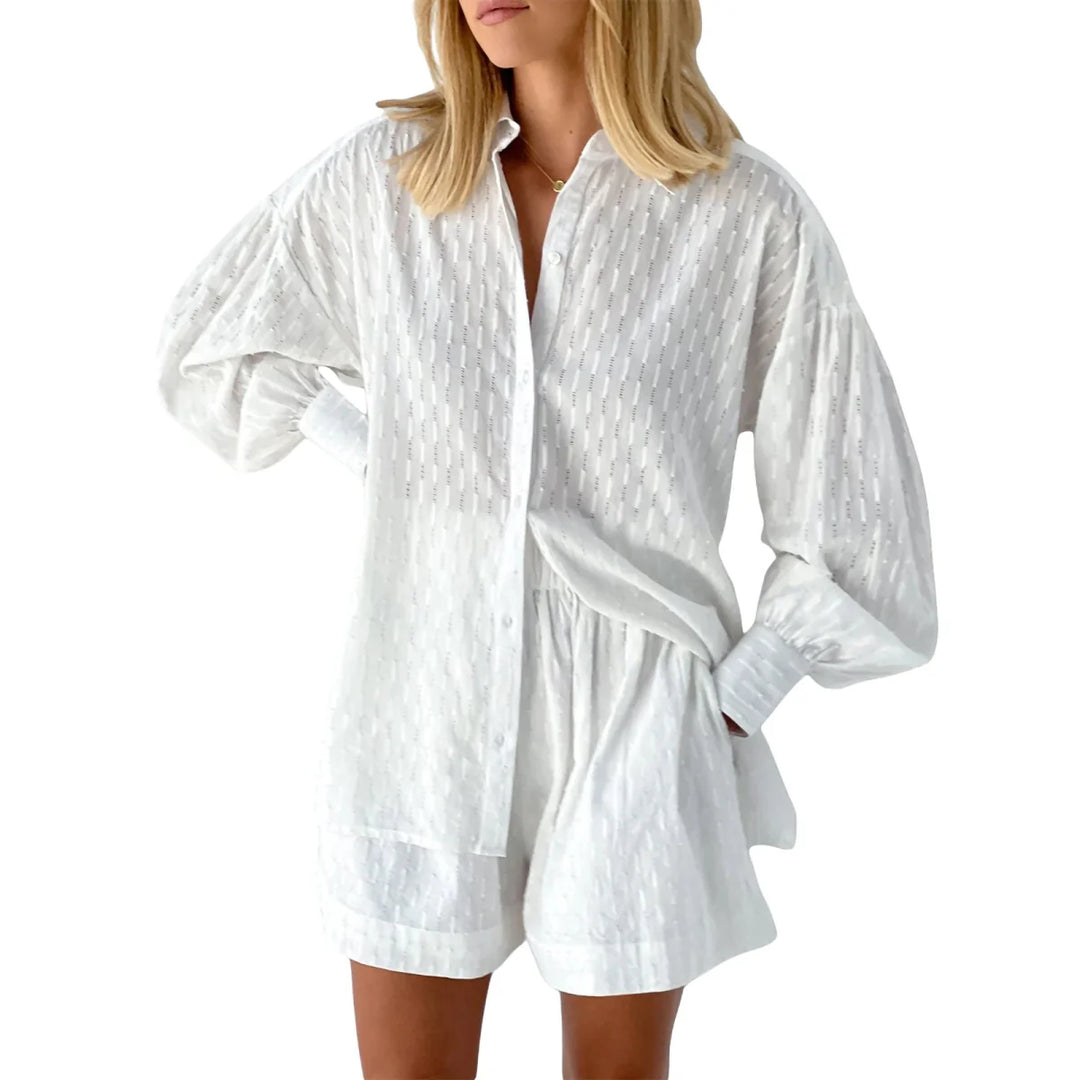 Drune | Boho Sommer Satz Bluse Höschen