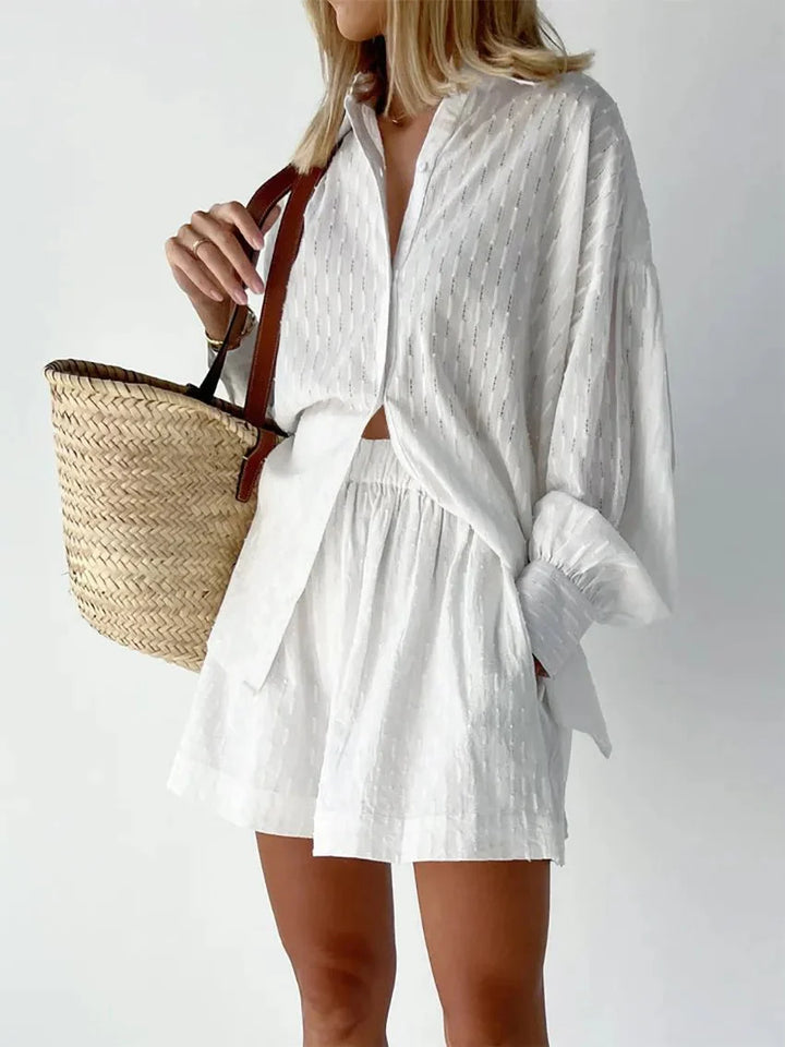 Drune | Boho Sommer Satz Bluse Höschen