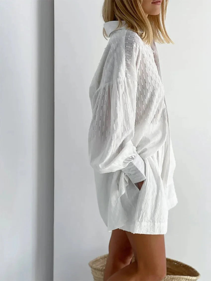 Drune | Boho Sommer Satz Bluse Höschen
