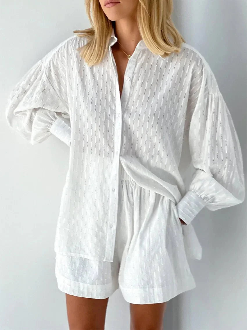 Drune | Boho Sommer Satz Bluse Höschen