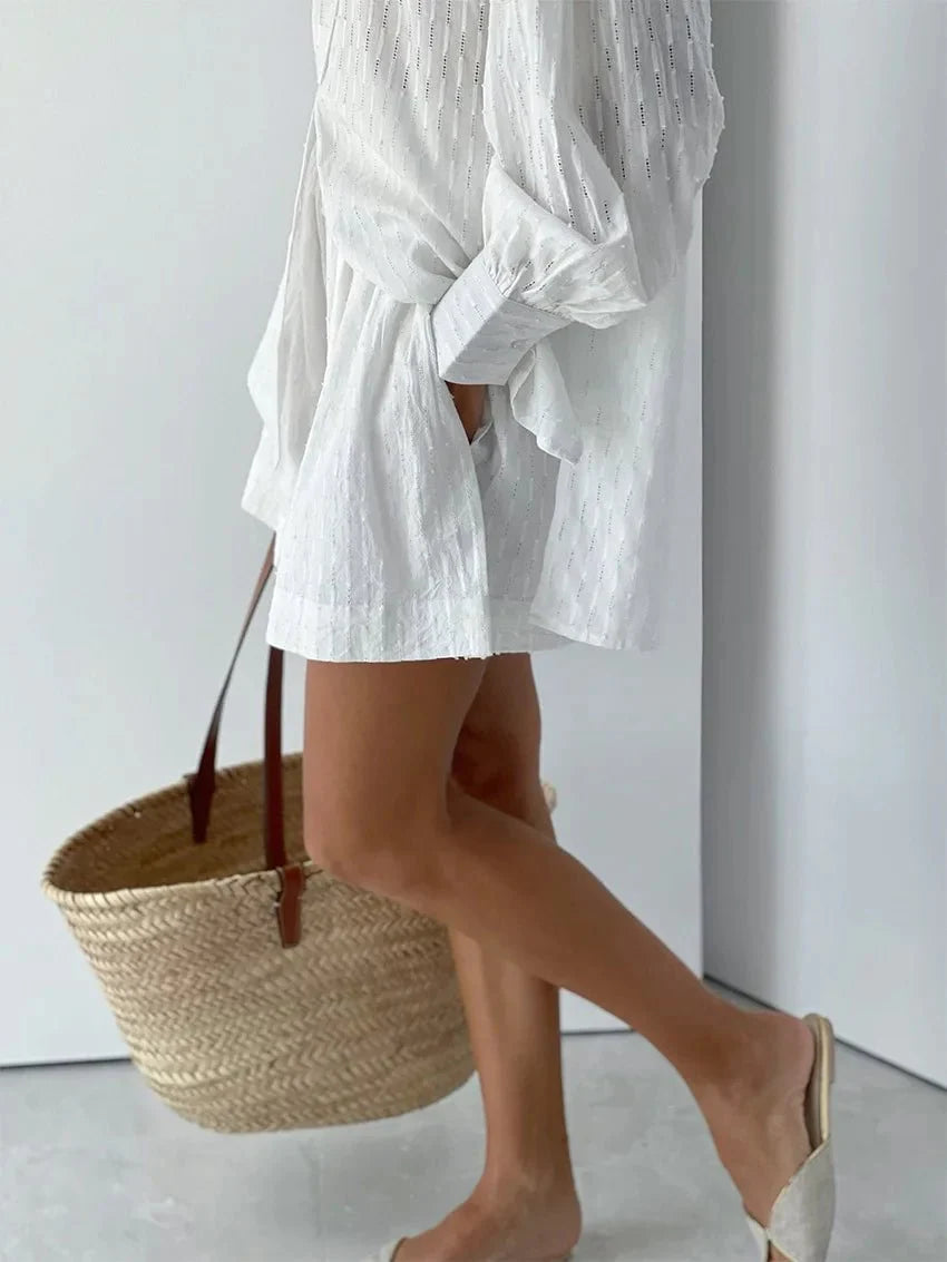 Drune | Boho Sommer Satz Bluse Höschen