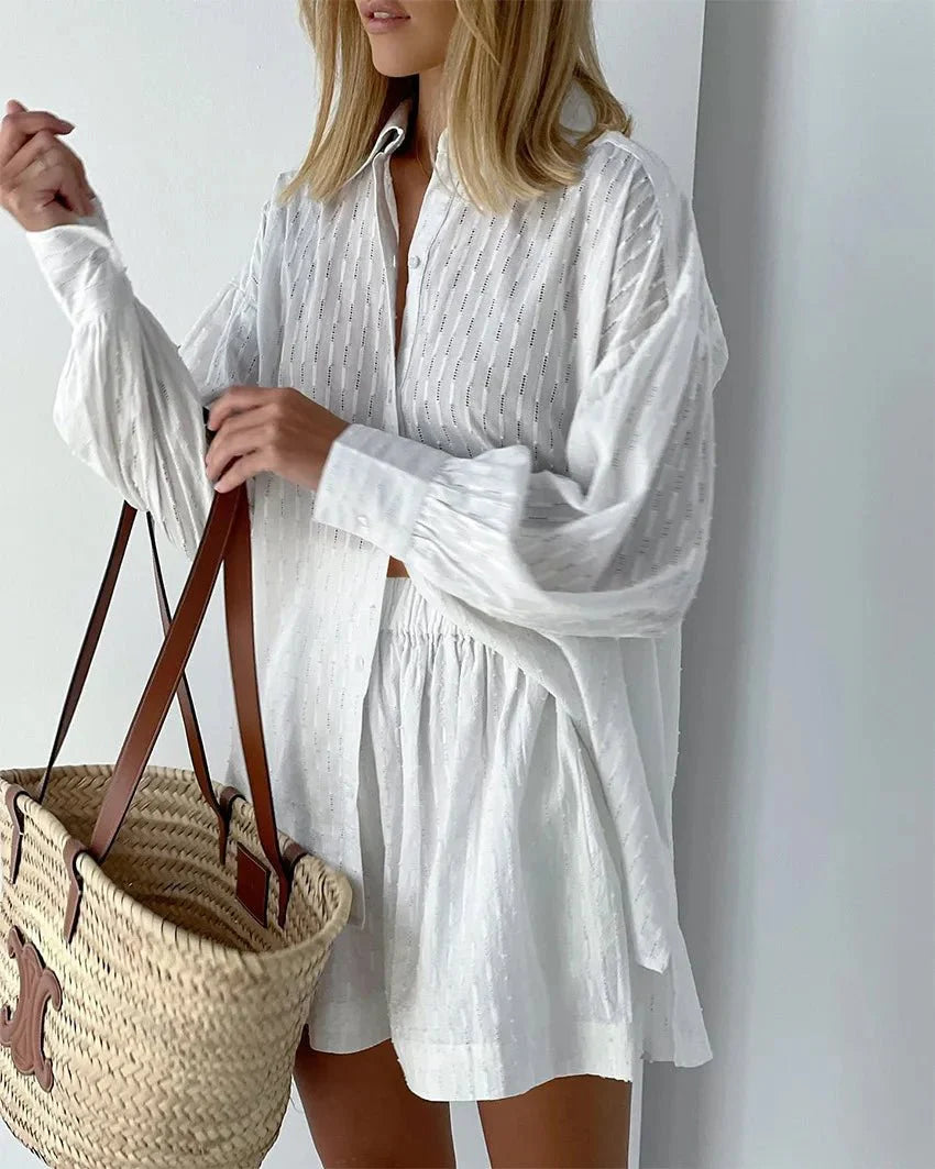 Drune | Boho Sommer Satz Bluse Höschen