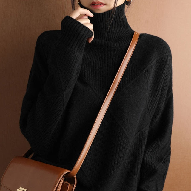 Drune | Stilvolle Pullover mit Rollkragen für Frauen