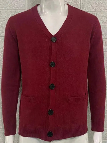 Drune | Ausschnitt Herren Strickjacke Pullover