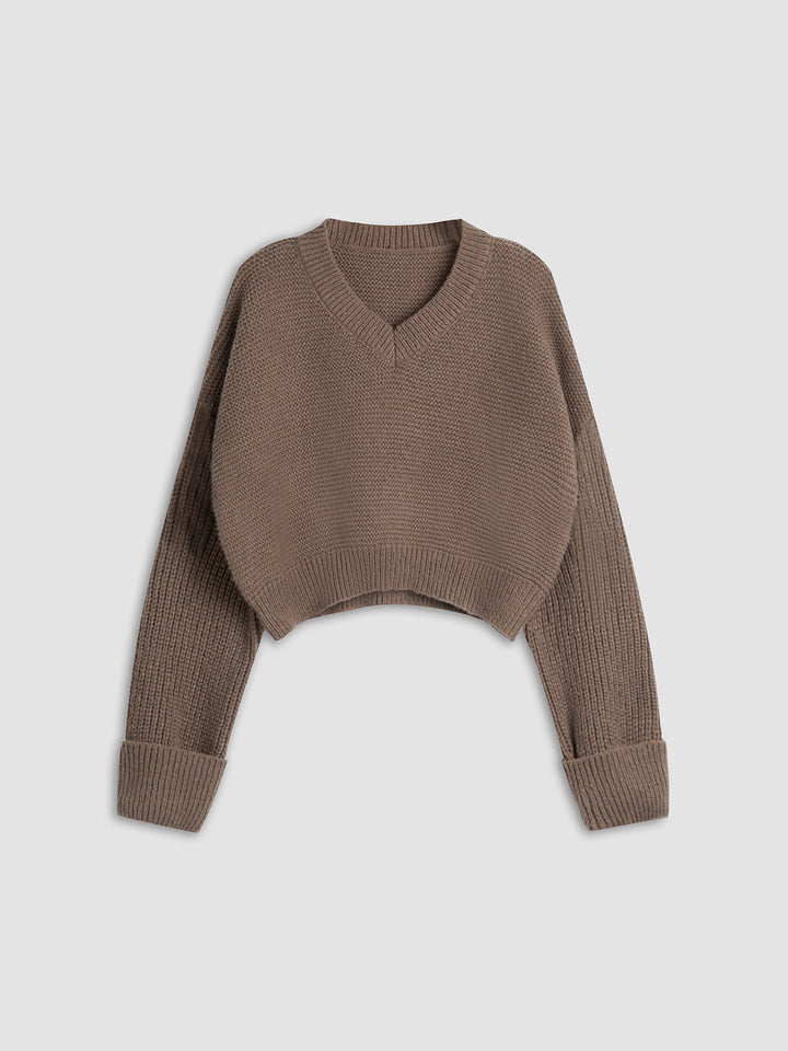 Drune | V-Ausschnitt Pullover für Damen