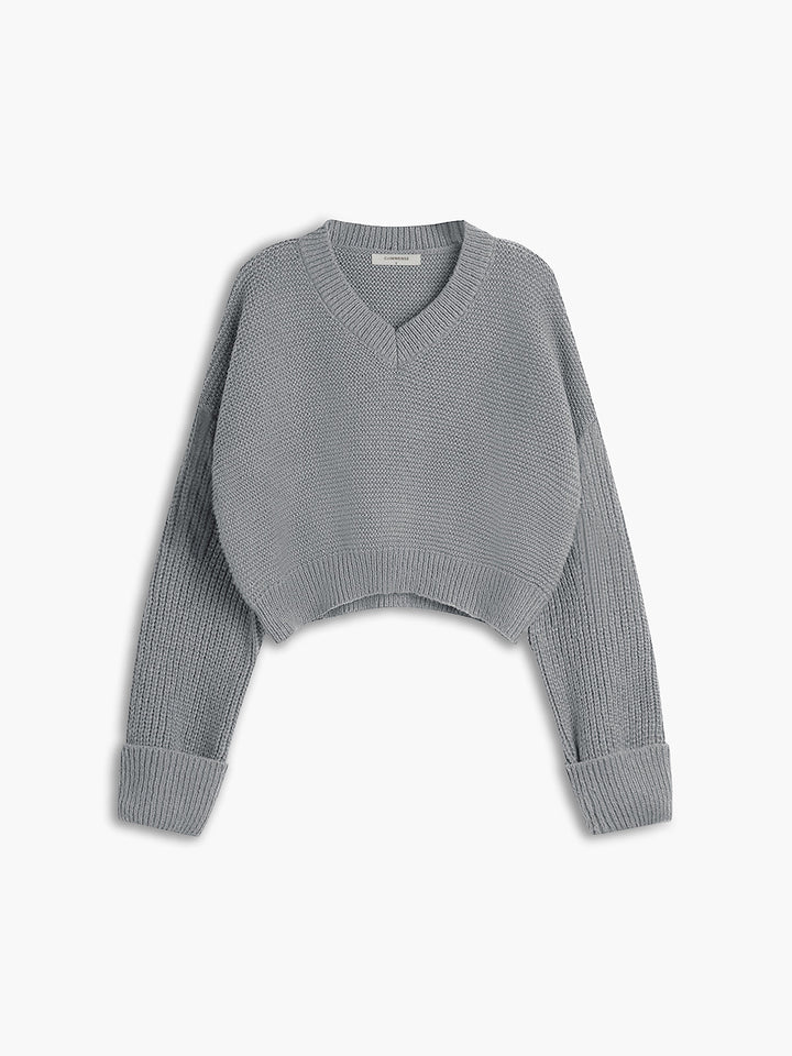 Drune | V-Ausschnitt Pullover für Damen