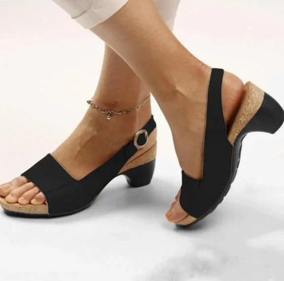 Drune - Bequeme, elegante Schuhe mit niedrigem, klobigem Absatz