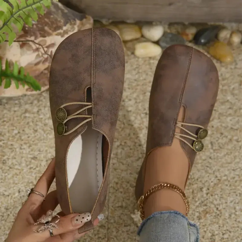 Drune | Elegante Ergonomische Flachschuhe mit Weicher Sohle