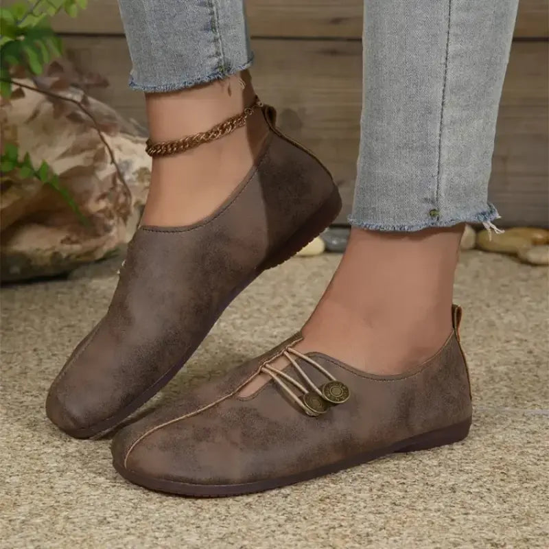 Drune | Elegante Ergonomische Flachschuhe mit Weicher Sohle