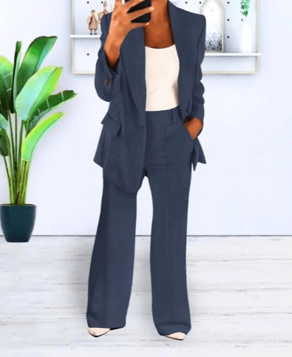 Drune | Damen Blazer Bequem & Schick Blazer Satz Lässiges & Formelles Outfit