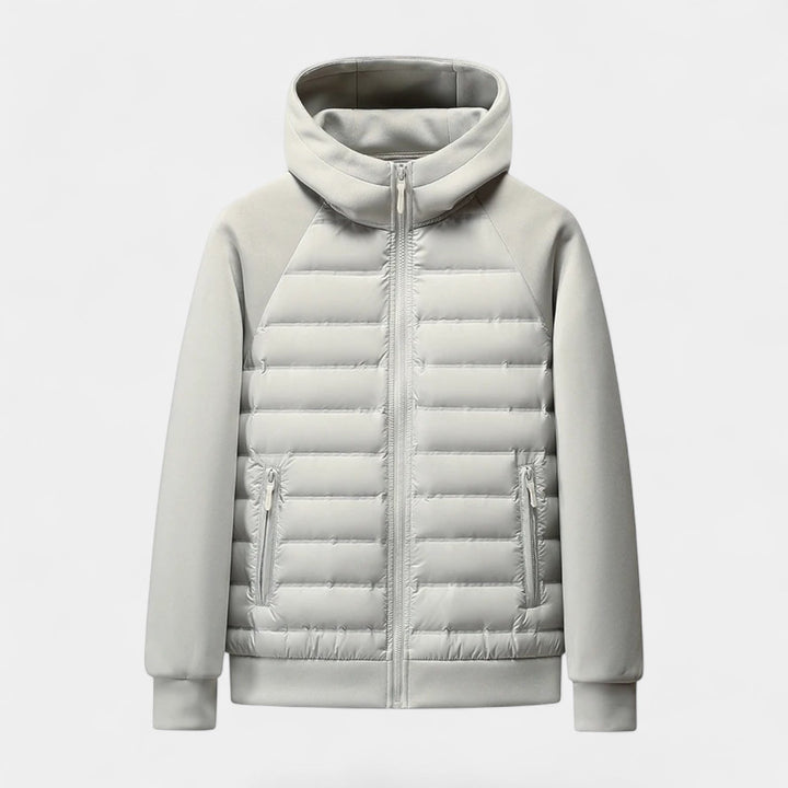 Drune | Modehaus - Leichte Daunenjacke - Softshell-Pufferjacke mit Kapuze