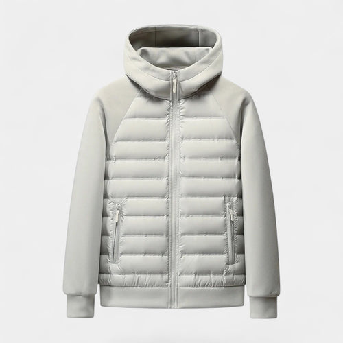 Drune | Modehaus - Leichte Daunenjacke - Softshell-Pufferjacke mit Kapuze