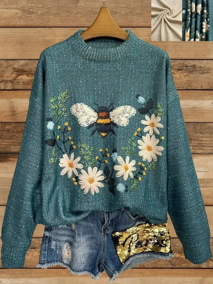 Drune | Bedruckter Pullover für Damen