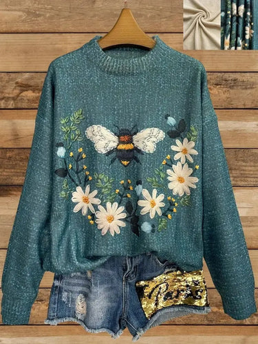 Drune | Bedruckter Pullover für Damen