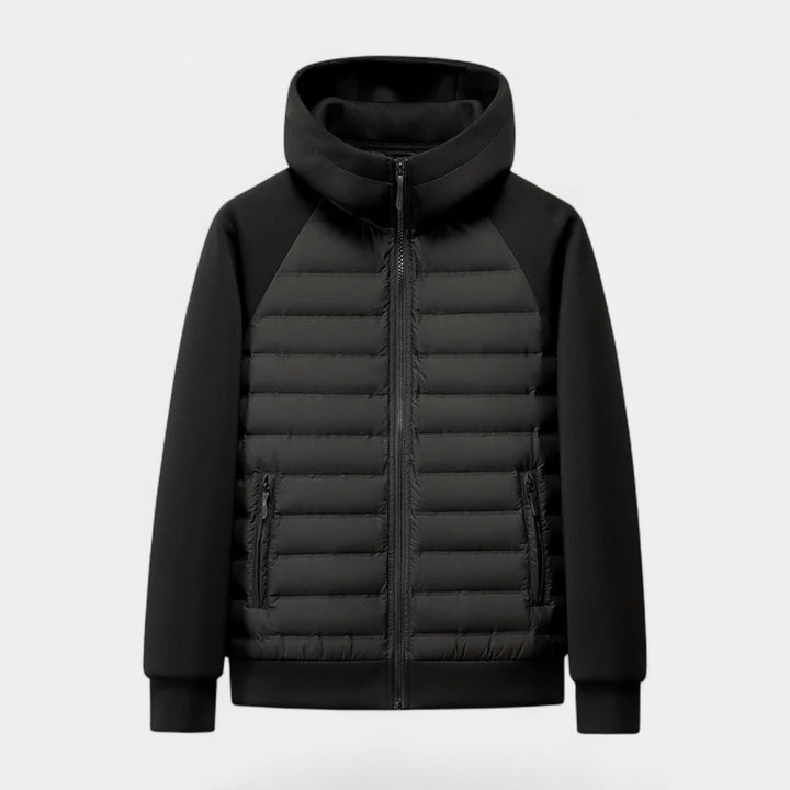 Drune | Modehaus - Leichte Daunenjacke - Softshell-Pufferjacke mit Kapuze