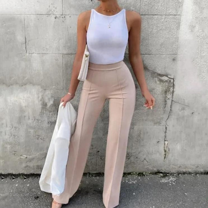 Drune | Damen Slim Flared Hose