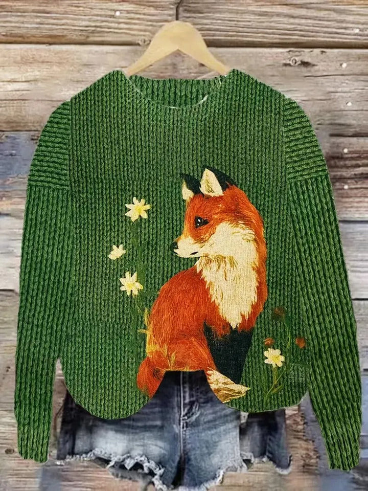 Drune | Bedruckter Pullover für Damen