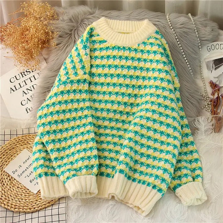 Drune | Lockere O Ausschnitt Pullover