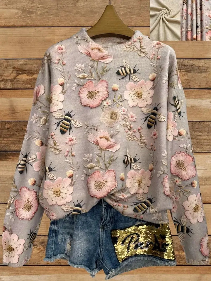 Drune | Bedruckter Pullover für Damen