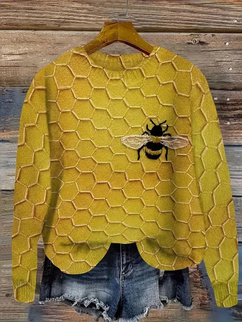 Drune | Bedruckter Pullover für Damen
