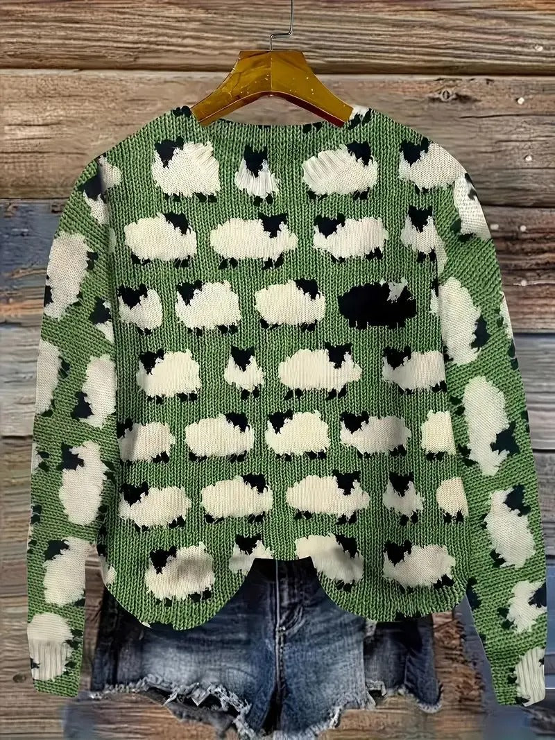 Drune | Bedruckter Pullover für Damen