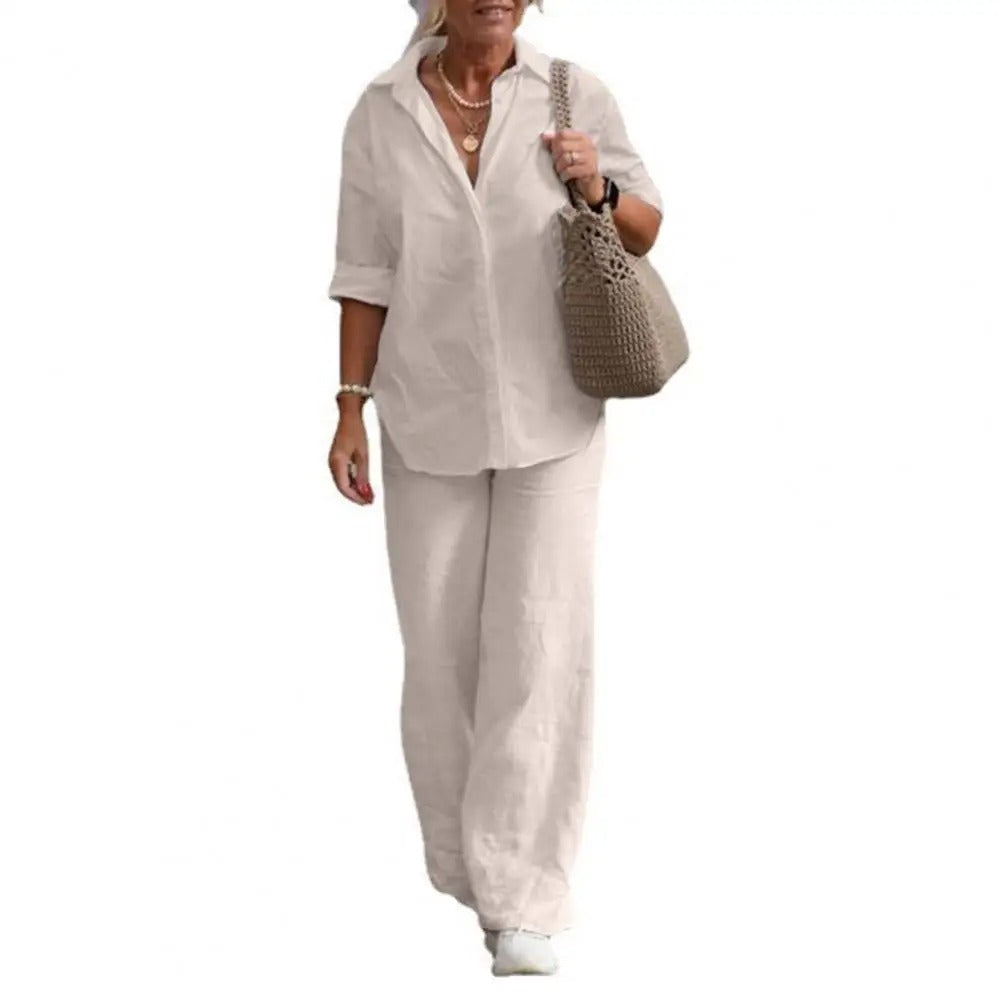 Drune | Lässiges Baumwoll-Set Für Damen