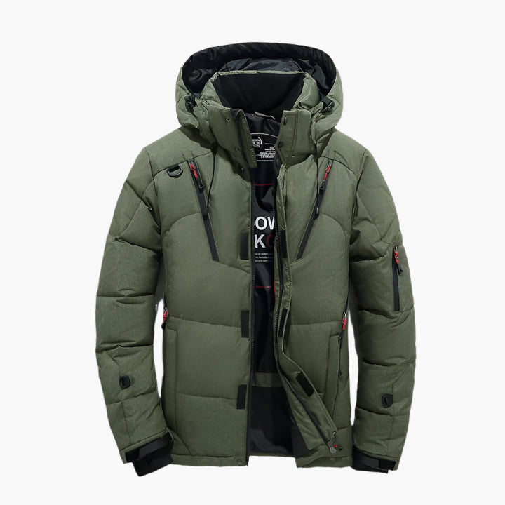 Drune | Outdoor Winterjacke mit Kapuze - Klassischer Stil für Alltag und Freizeit