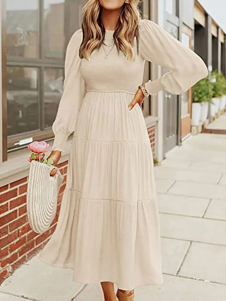 Drune | Midi-Kleid mit Langen Ärmeln und Dinnerjackets