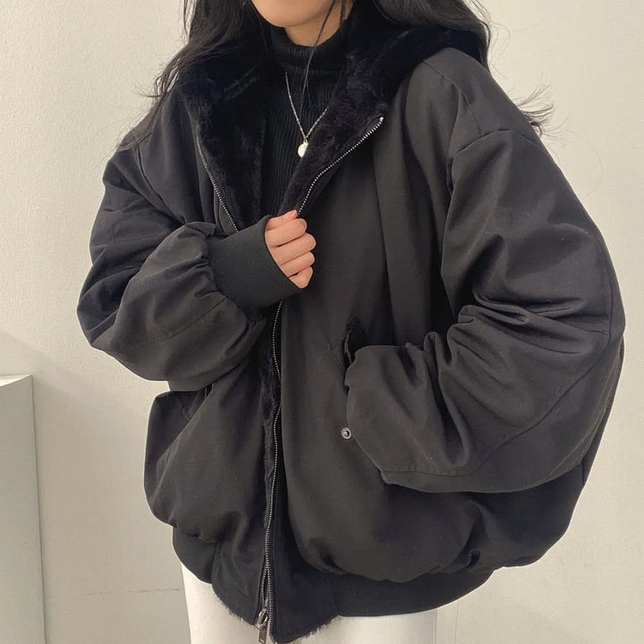 Drune | Bequeme doppellagige Winterjacke im koreanischen Stil