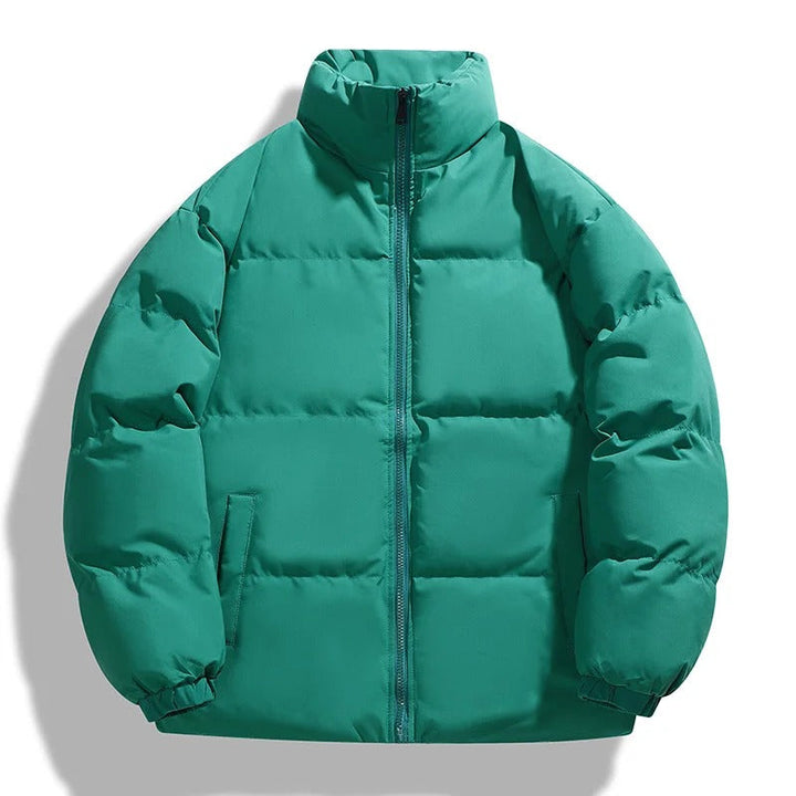Drune | Puffer-Jacke - Übergroße Passform - Gepolstert gesteppt - Hoher Kragen - Lässiger Look