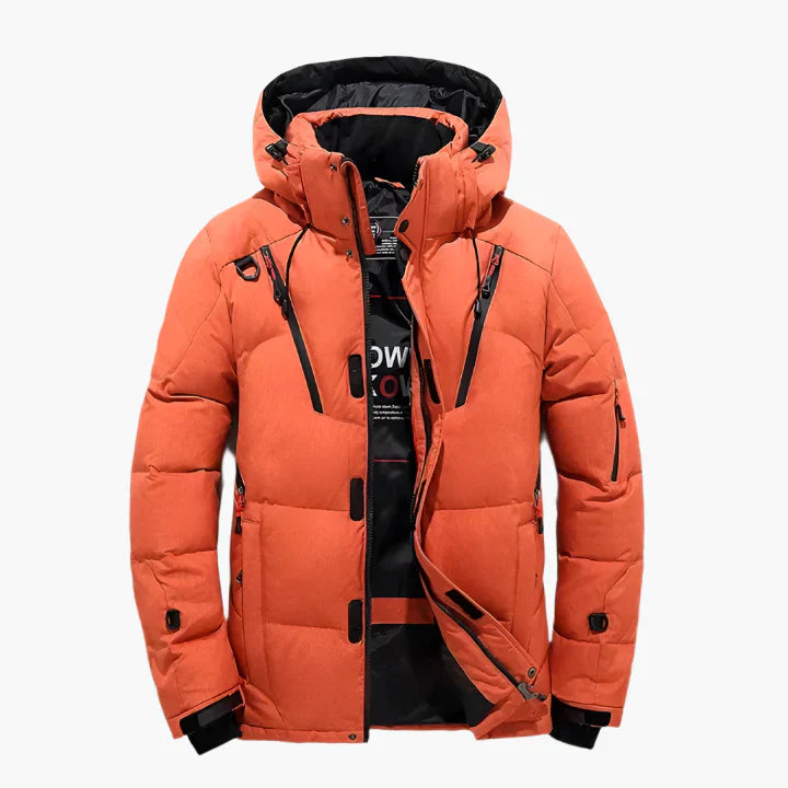 Drune | Outdoor Winterjacke mit Kapuze - Klassischer Stil für Alltag und Freizeit