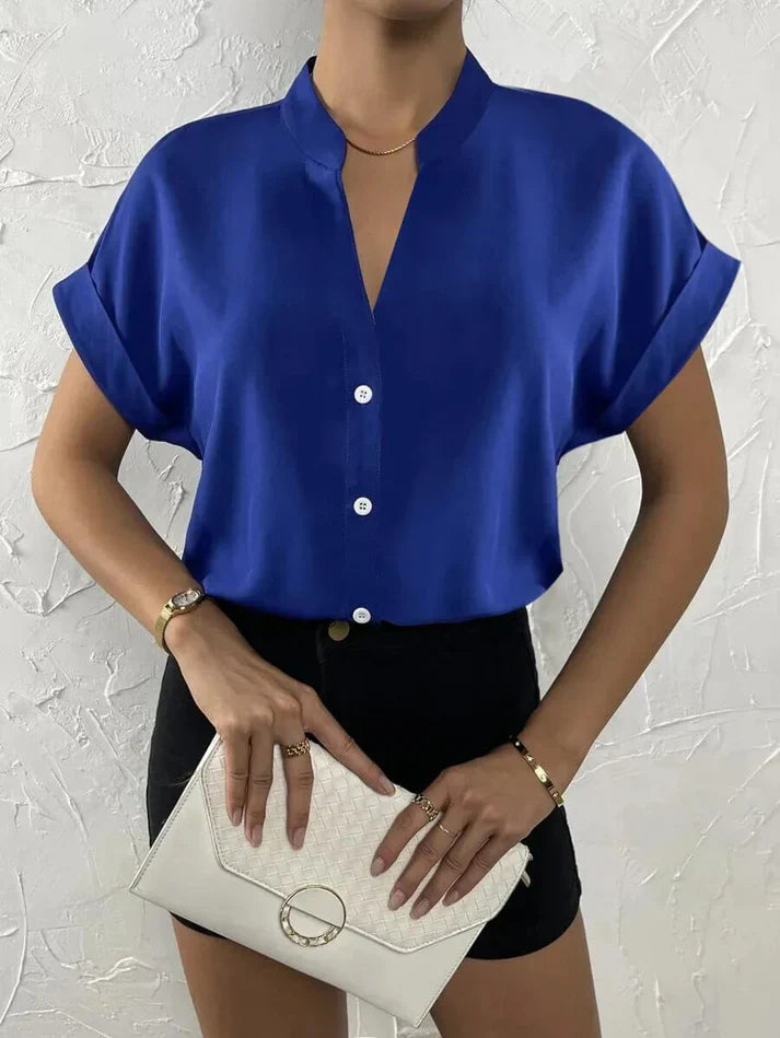 Drune | Elegantes V-ausschnitt Top Für Frauen