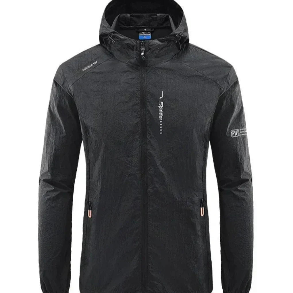 Drune | Ultraleichte, wind- und sonnensichere Sommerjacke mit Kapuze für Herren