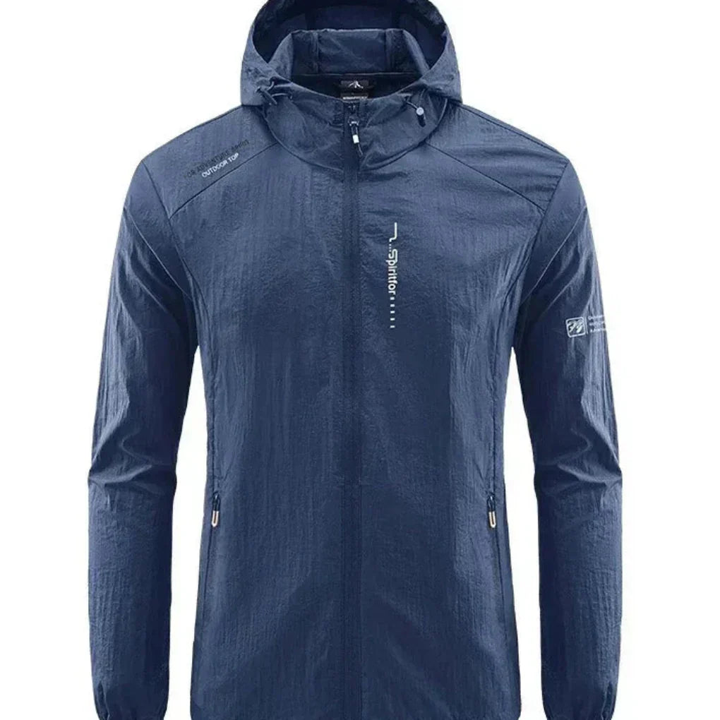 DruneUltraleichte, Wind- und Sonnensichere Sommerjacke mit Kapuze für Herren