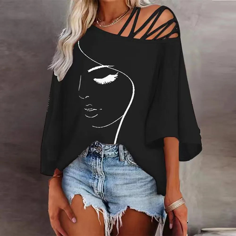 Drune | Bedrucktes Damen-Shirt