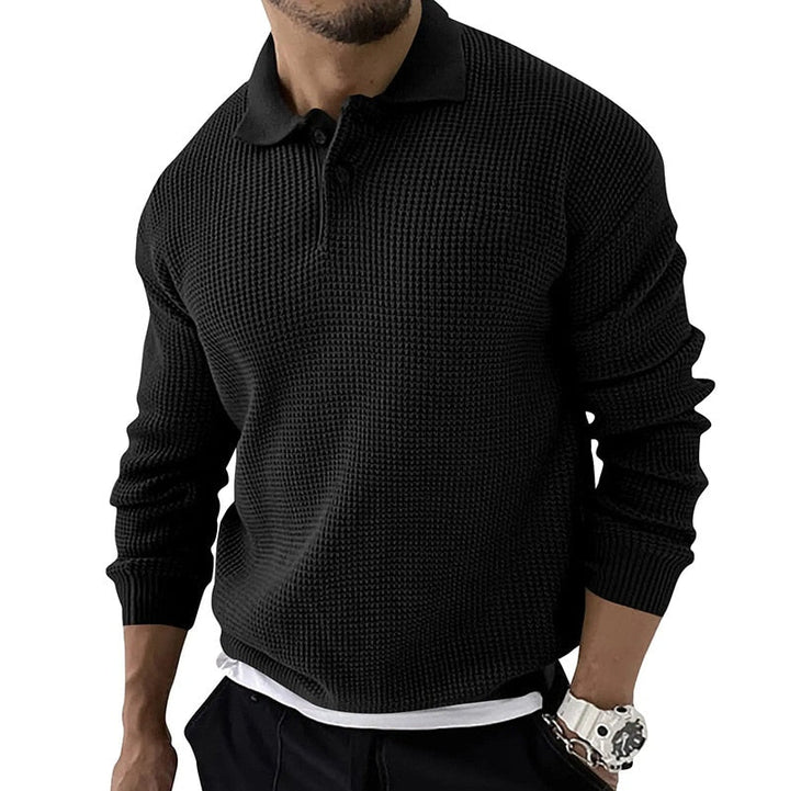 Drune | Stilvolle Polo mit langen Ärmeln für Herren