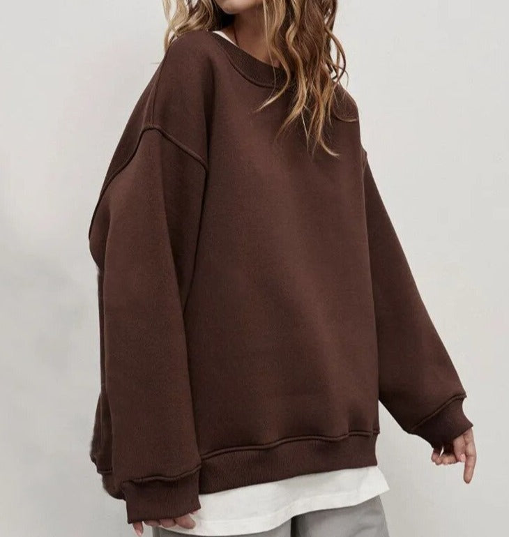 Drune - Basic-Pullover in Übergröße