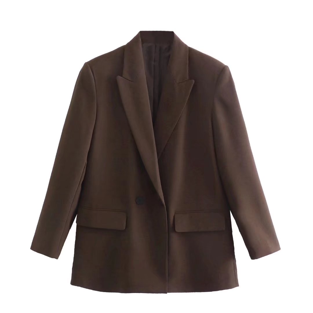 Drune | Bequemer Trendiger Langer Blazer Für Den Herbst