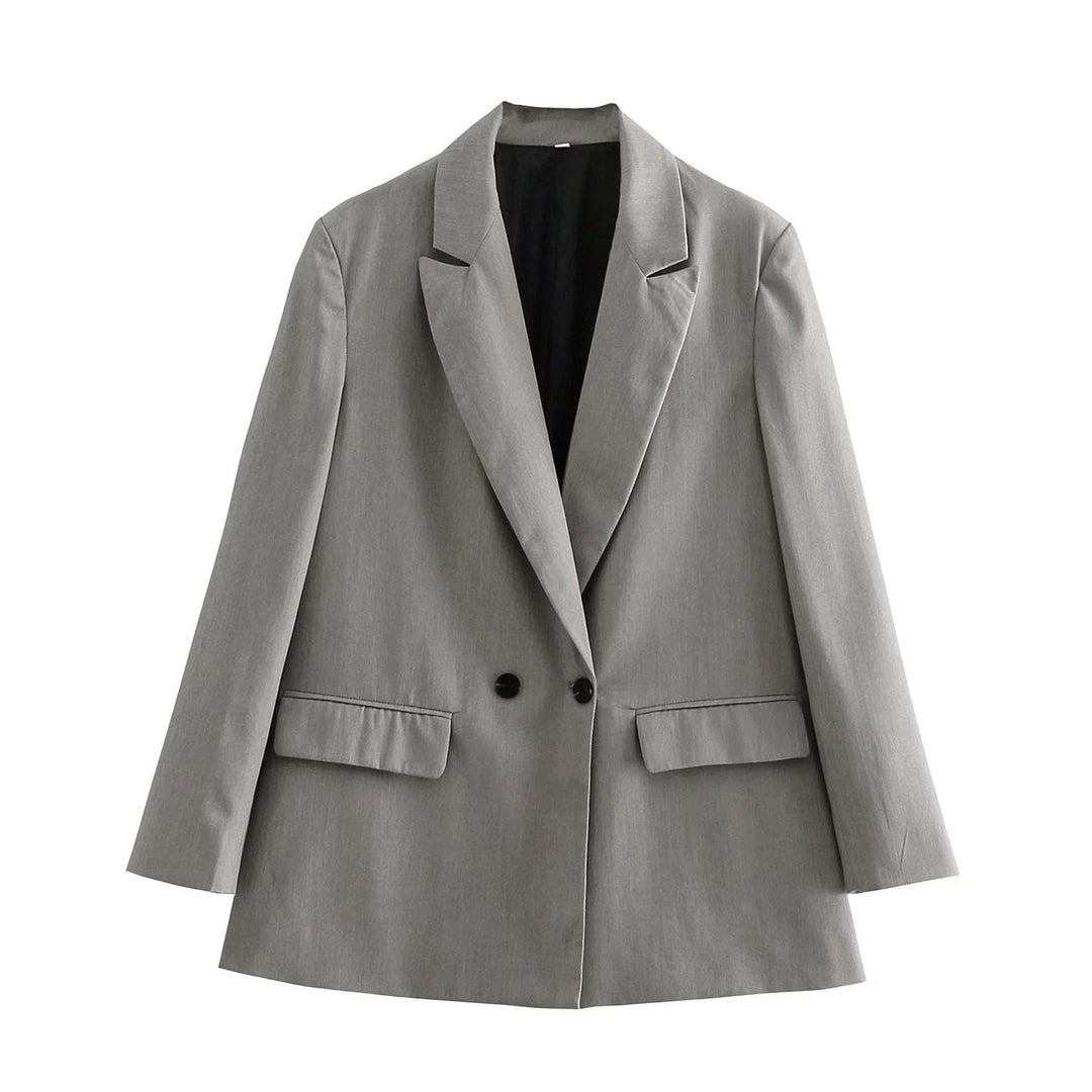 Drune | Bequemer Trendiger Langer Blazer Für Den Herbst
