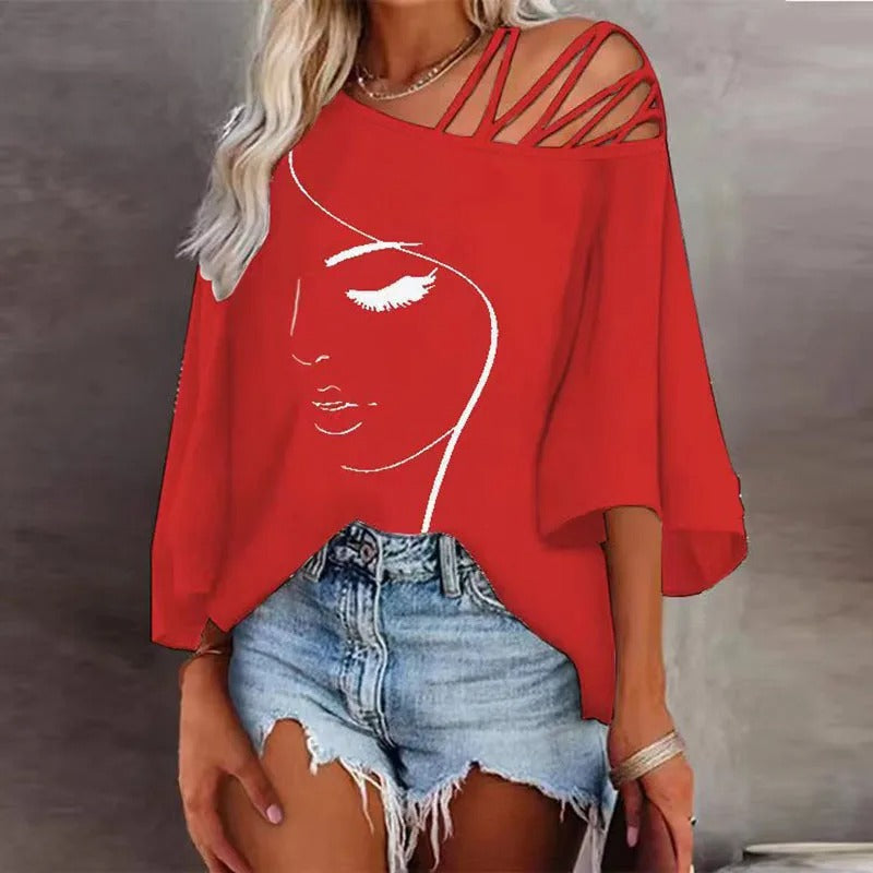 Drune | Bedrucktes Damen-Shirt