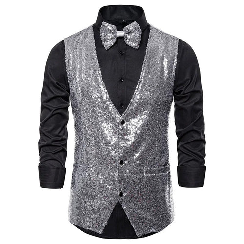 Drune | Party Glitter Herren Weste Für Die Feiertage