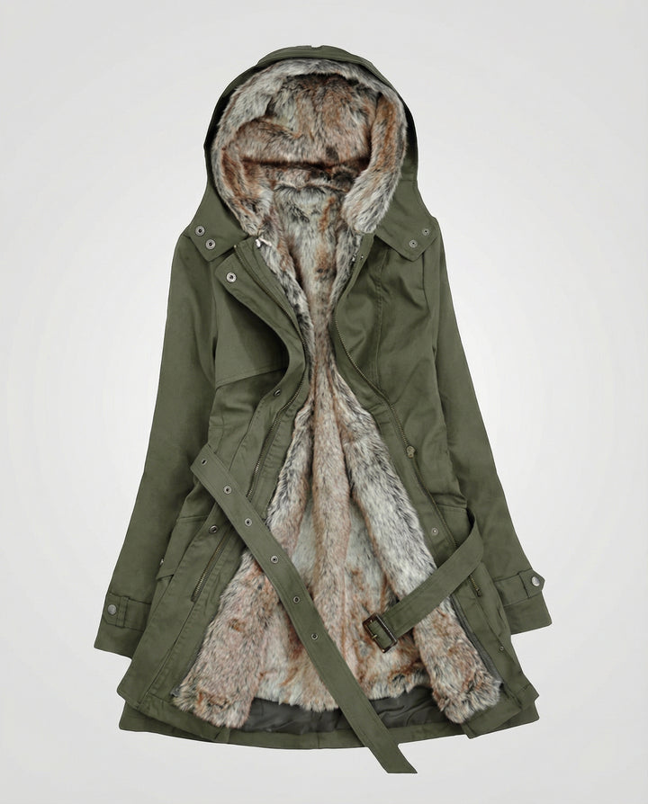 Damen Gefütterte Winterjacke mit elegantem Design & Wärmender Fütterung | Drune