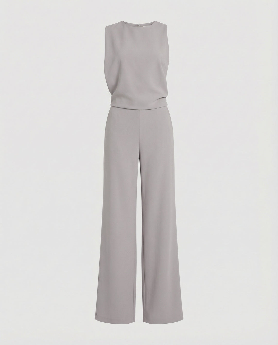 Eleganter Jumpsuit mit Rundhalsausschnitt für Alltag & Besondere Anlässe | Drune