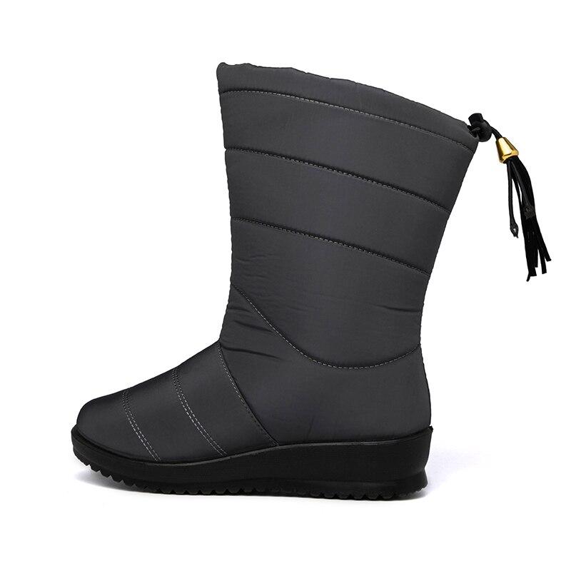 Drune | Damen Wasserdichte Winter Warme Baumwollstiefel