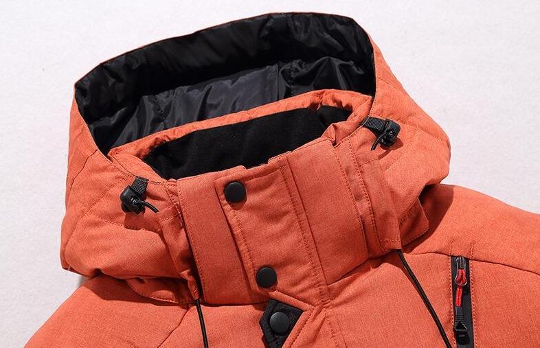 Drune | Dicke Pufferjacke für Männer Hohe Isolierung Winddicht